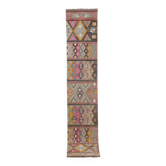 Tapis de couloir turc vintage 72x384 cm