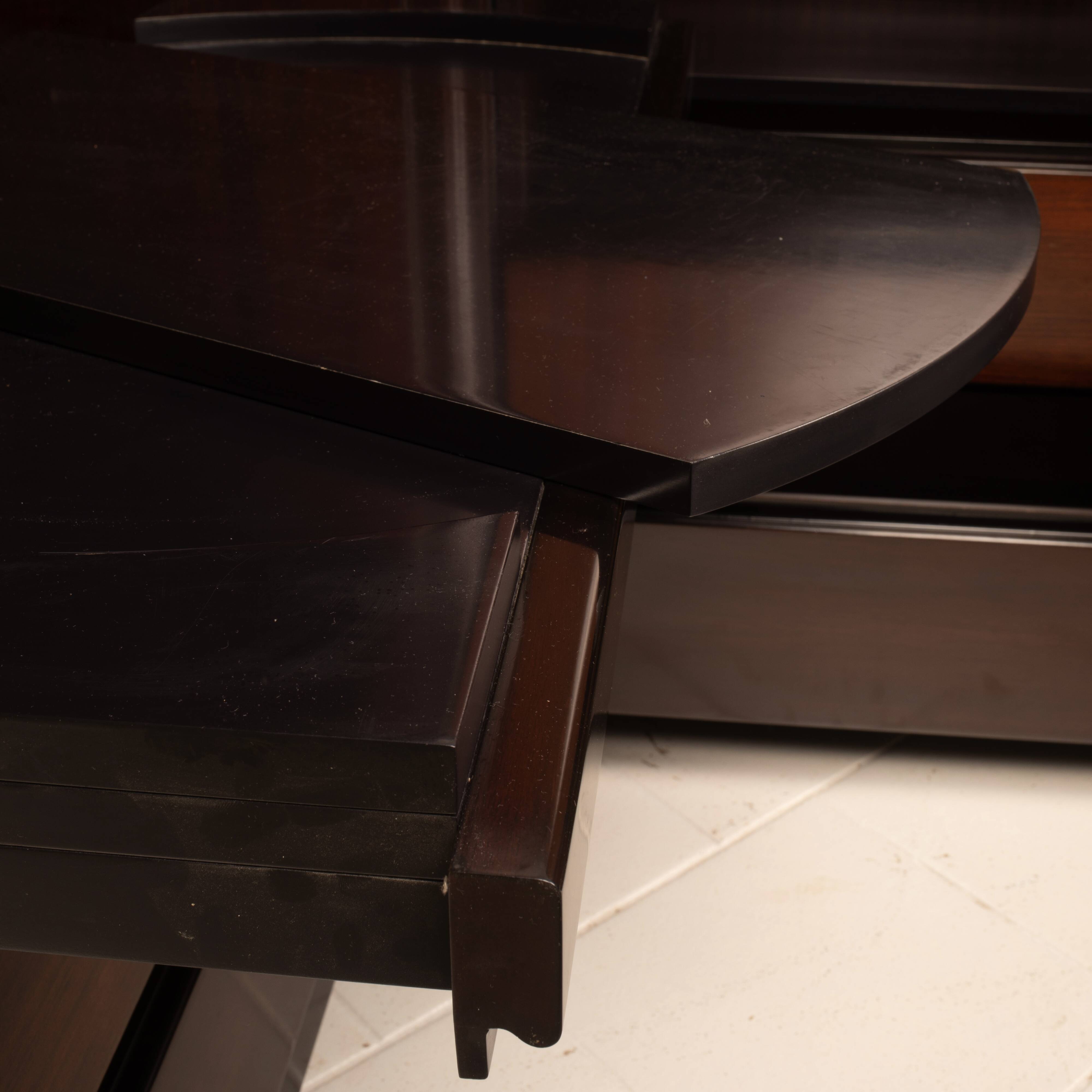 Pair of S11 Cabinets and Bar by Angelo Mangiarotti for Sorgente dei Mobili