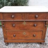 Coffre antique des tiroirs/commode,19ème