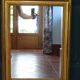 Empire period mirror, early nineteenth in gilded stucco wood H 72 cm