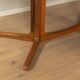 Glostrup dining table, 1980s, solid teak, by Johs. Kristoffersen & Søn, with two extension leaves