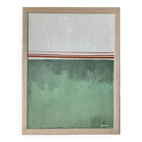 Abstract painting between two worlds