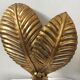Wall light gold leaves, 70s
