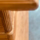 French split bamboo pedestal / plinth, 1970s
