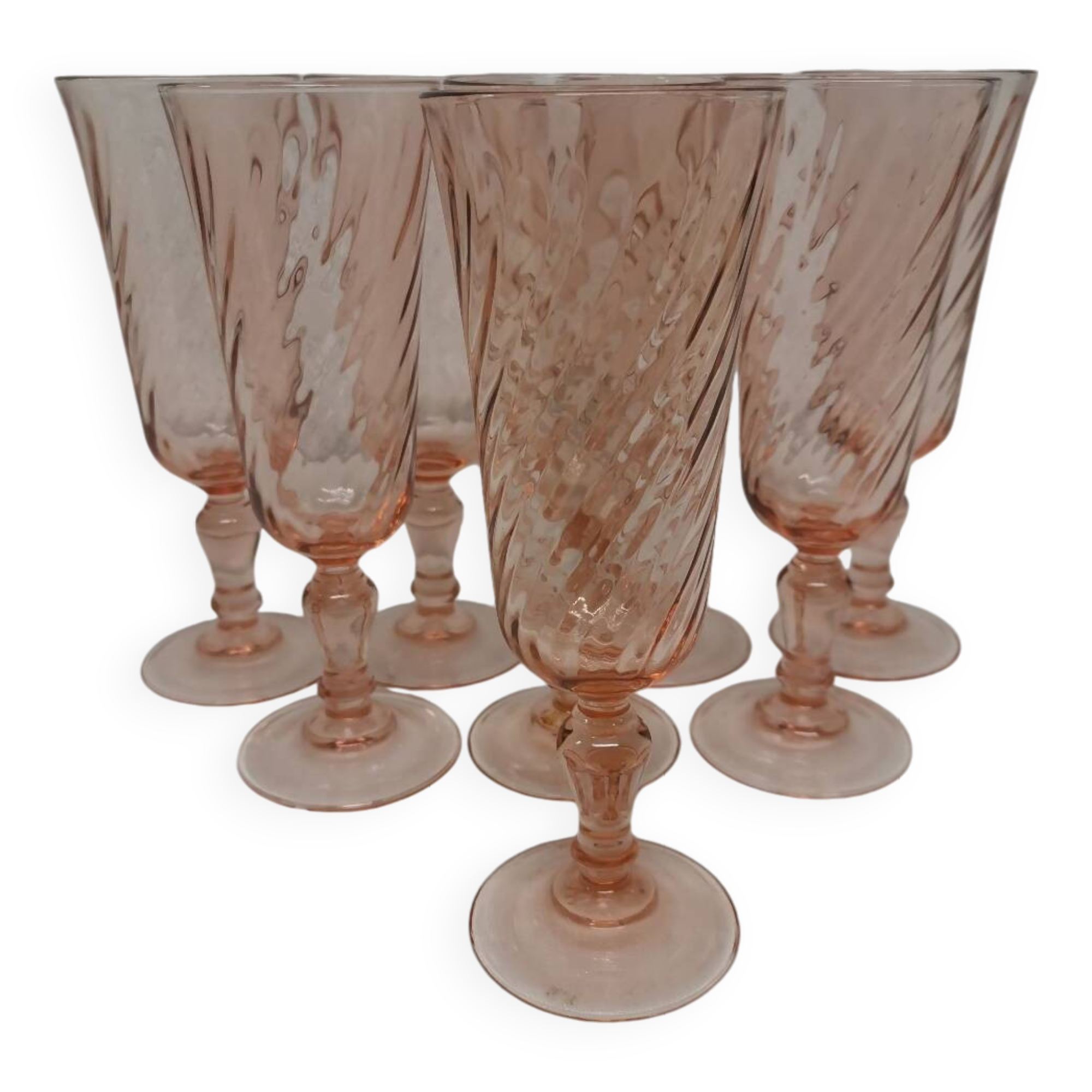 Rosaline champagne flutes