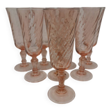 Rosaline champagne flutes
