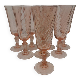 Rosaline champagne flutes