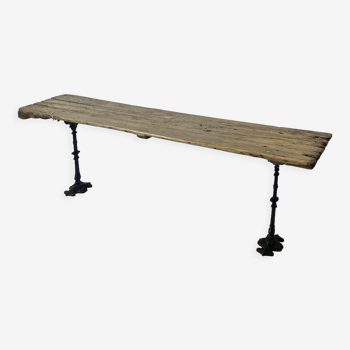 Console legs bistrot cast iron