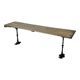Console pieds bistrot en fonte