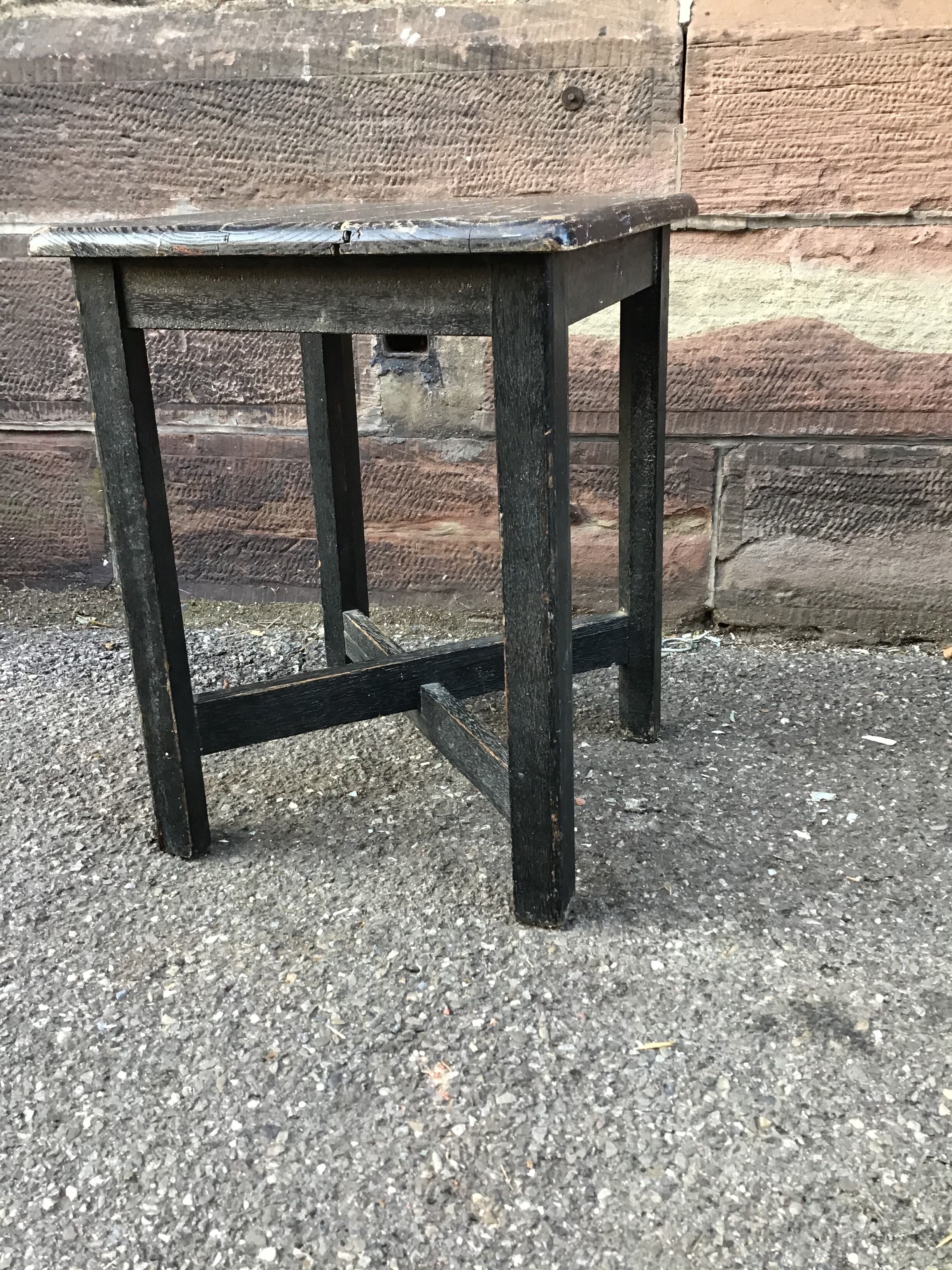 Old farm tabouret