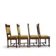 four Victorian dining chairs