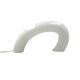 White Murano glass sculptural lamp, Barbini Italy 1970s