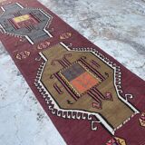 Handmade Large Colorful Hallway Rug