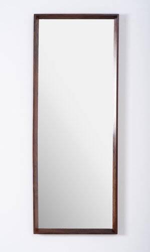 Long Rosewood Wall Mirror, Denmark, 1960s