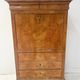 Louis Philippe secretary in light walnut briar, 19th century.