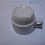 6 bistro cups with saucers