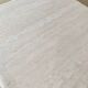 Square coffee table in softened travertine by berraldacci design collection