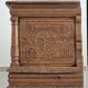 Antique carved oak chest