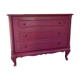 Commode baroque berry et bronze