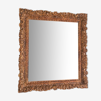 Miroir trumeau biseauté 60,5 x 51,5 cm