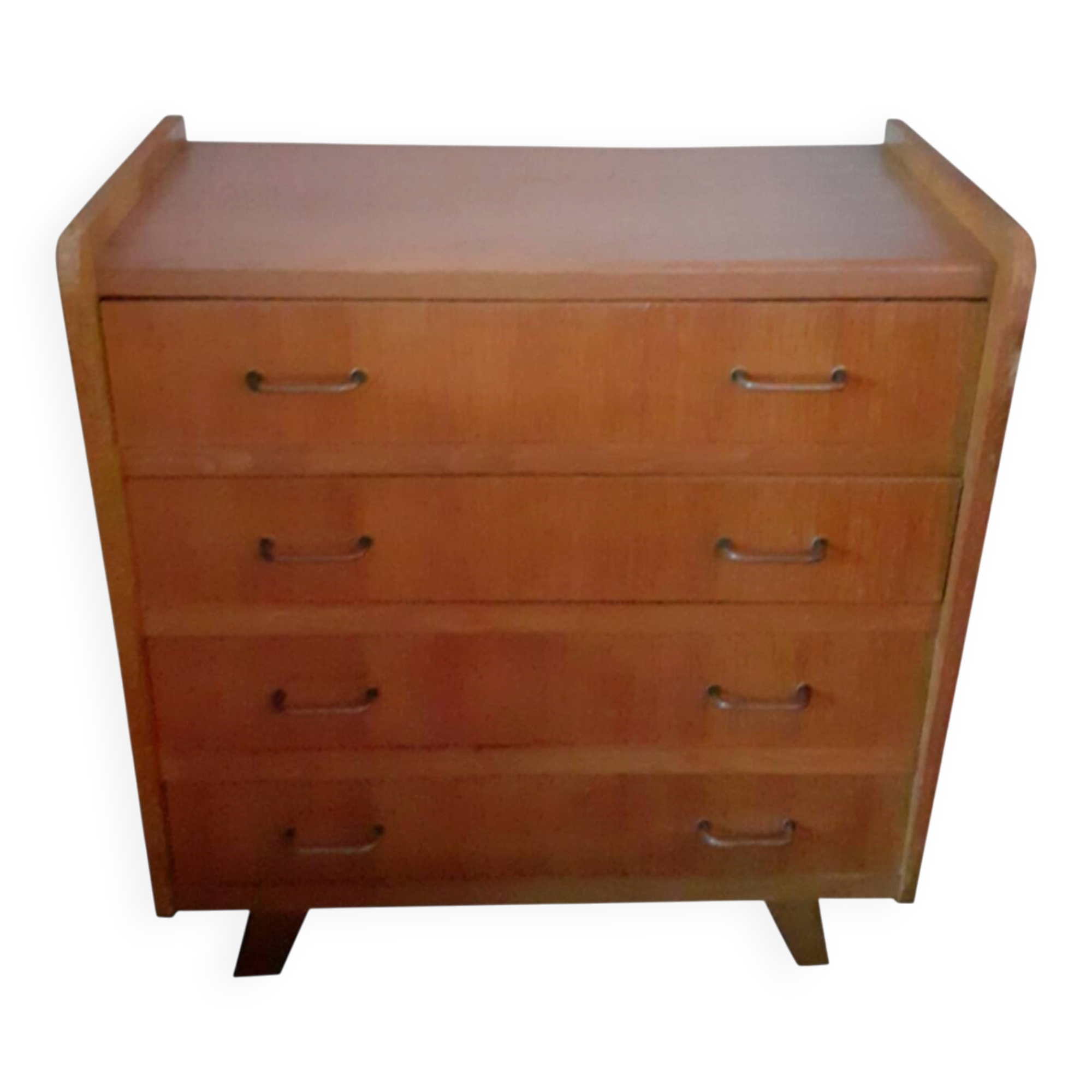 Commode vintage années 50/60 – 4 tiroirs – esprit moderniste