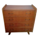 Commode vintage années 50/60 – 4 tiroirs – esprit moderniste