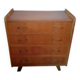 Commode vintage années 50/60 – 4 tiroirs – esprit moderniste