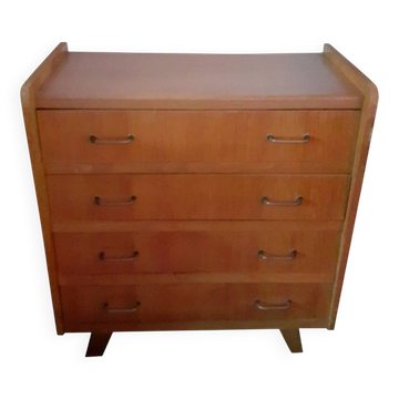 Vintage chest of drawers from the 50s/60s – 4 drawers – modernist style