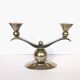 Art Deco Metal Candle Holder