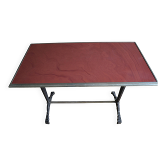 Table bistrot en fonte