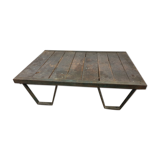 Industrial plant pallet coffee table