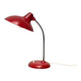 Red German table lamp mid-century 6786 by Christian Dell for Kaiser Idell, 1960s