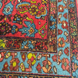 Mahal carpet late mid century 82x58cm