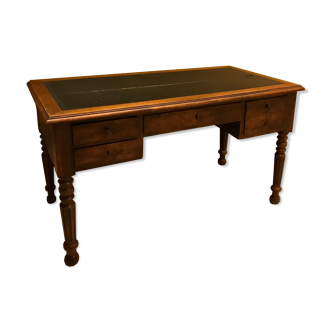 Bureau avec tiroirs en bois style Louis XVI