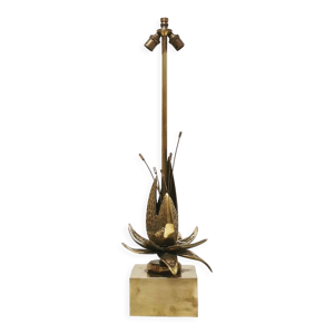 Lampe nénuphar en laiton - neoclassique