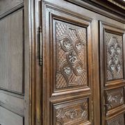 18th-century oak wardrobe