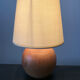 Vintage blond wooden lamp