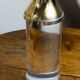 Lucite and brass candlestick, 1960s/70s