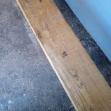 Old solid wood bench of 2 meters