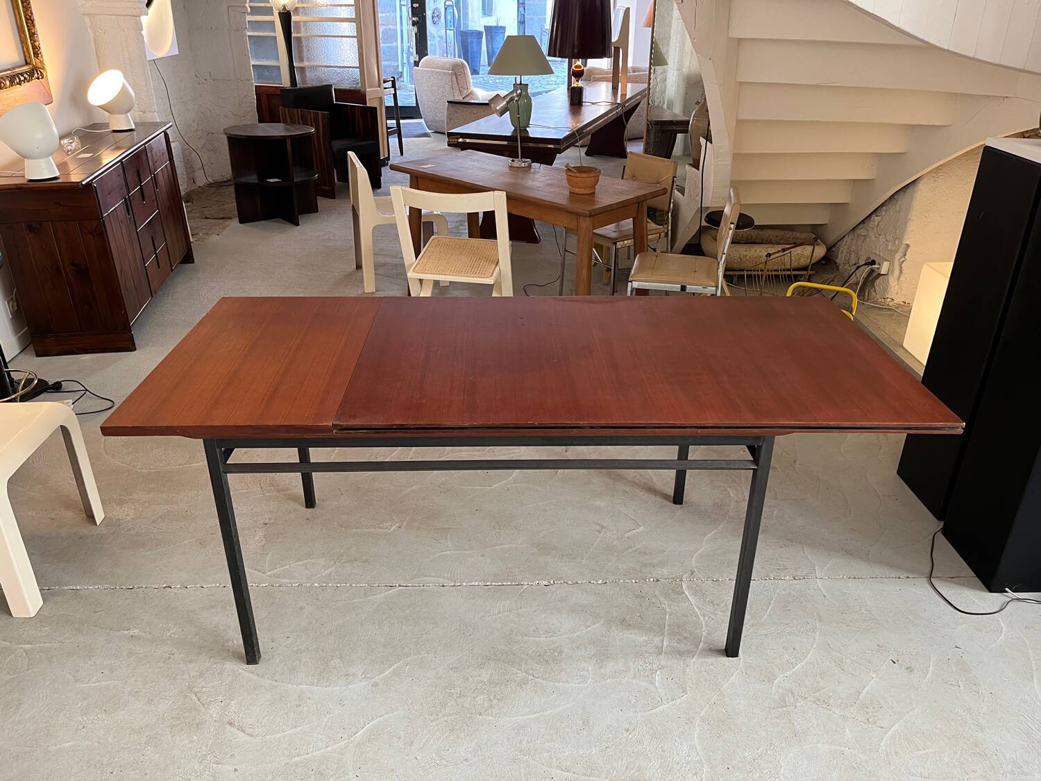 Mahogany table from the 1950s