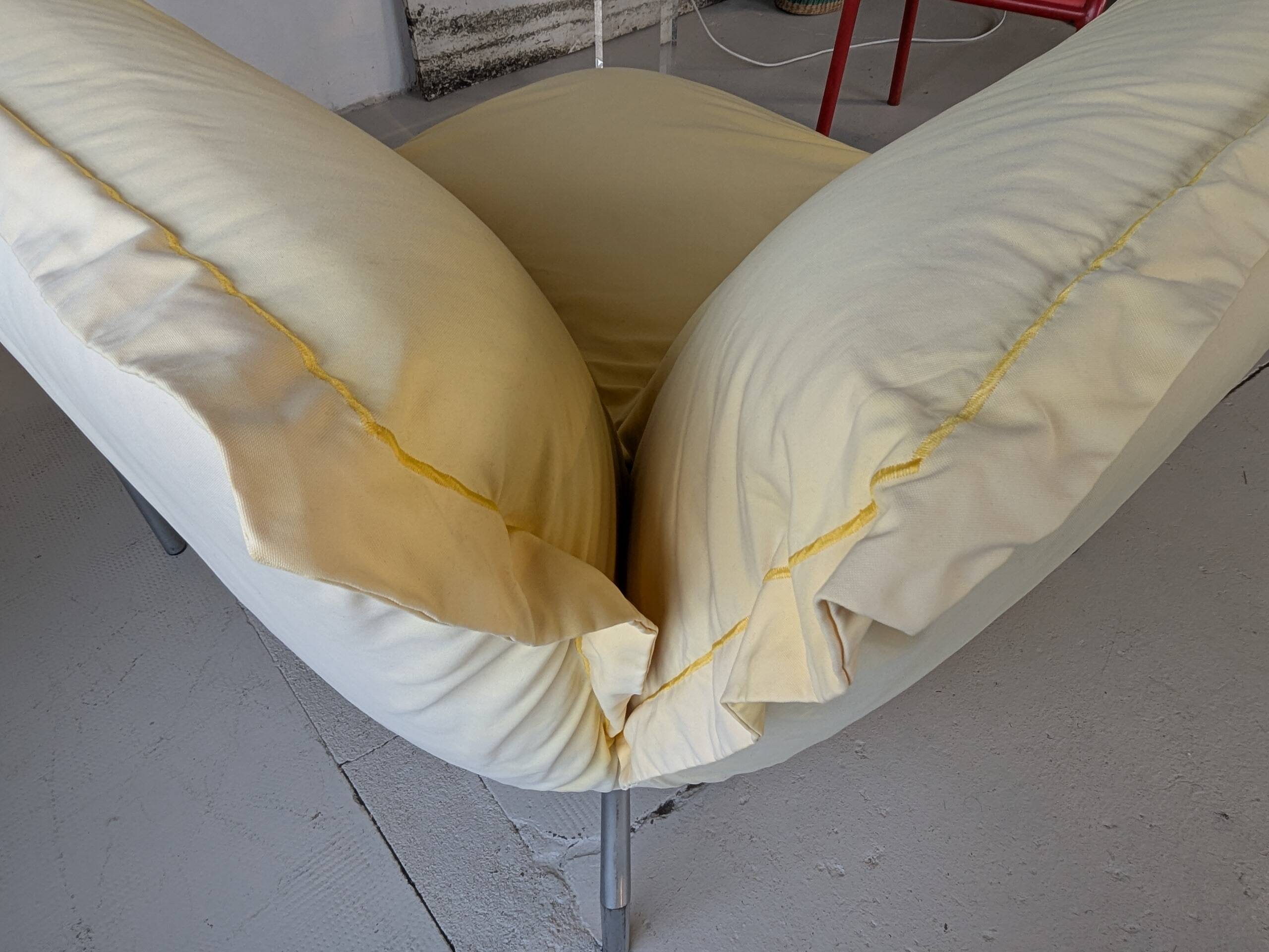 Cuddly corner armchair by Pascal Mourgue for Cinna