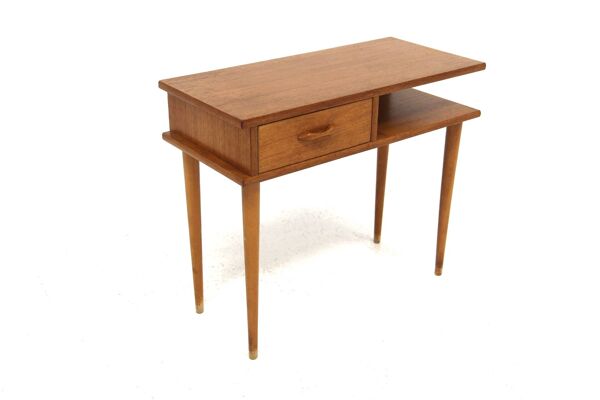 Console scandinave en teck, suède, 1960