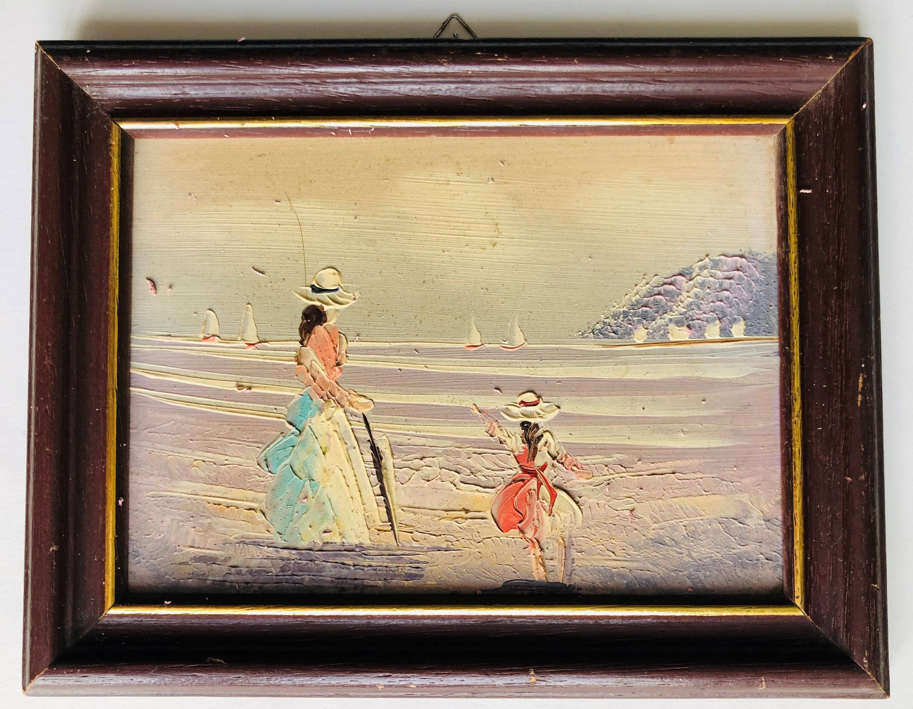 Paintings: Oils on panel - seaside landscapes