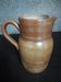 Jug / pitcher / jug enamelled terracotta "Sandstone from Berry"