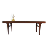 Table basse en palissandre par Johannes Andersen pour CFC Silkeborg, années 1960