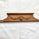 Solid wood pediment