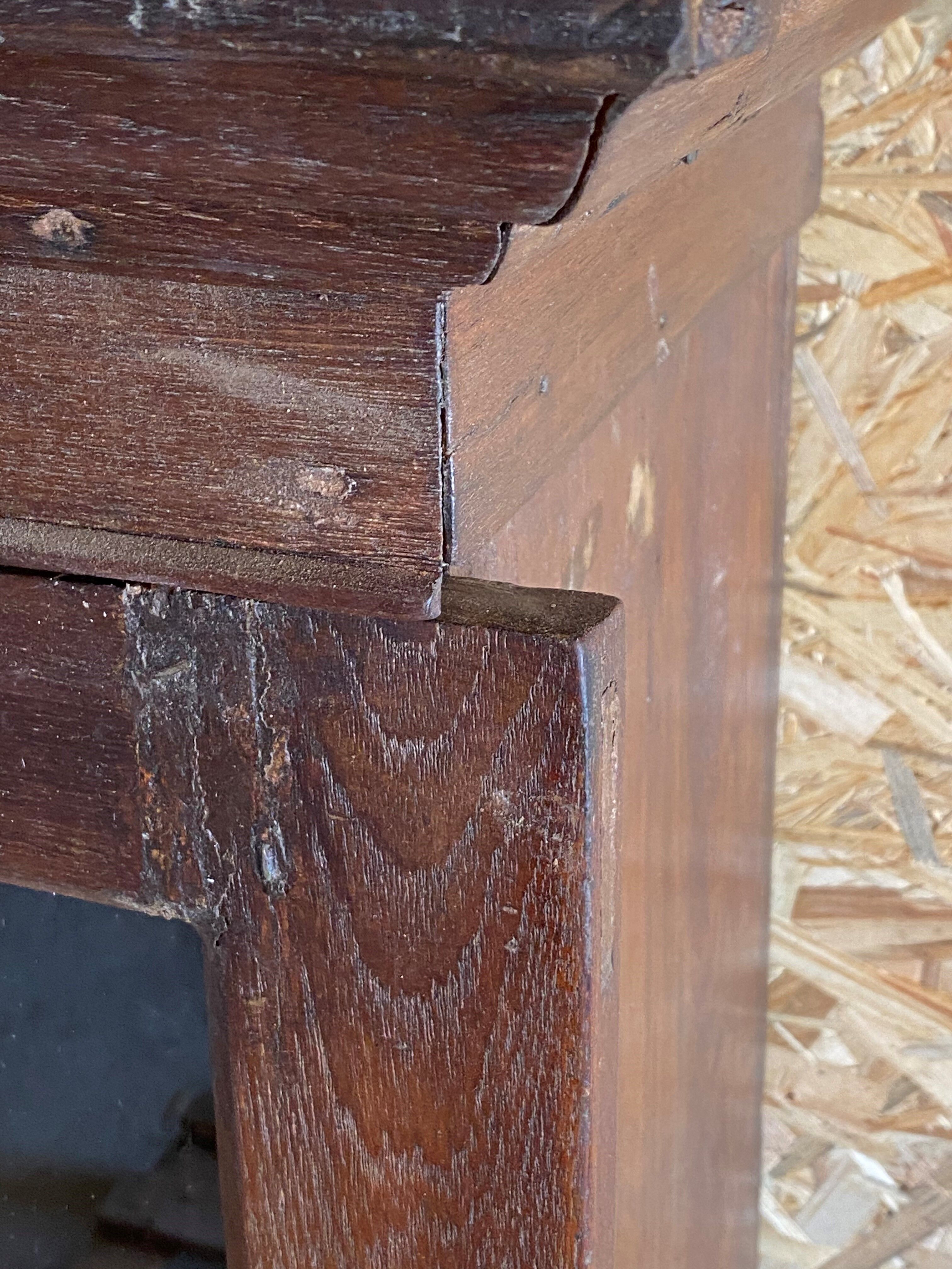 Double glazed wardrobe in old teak