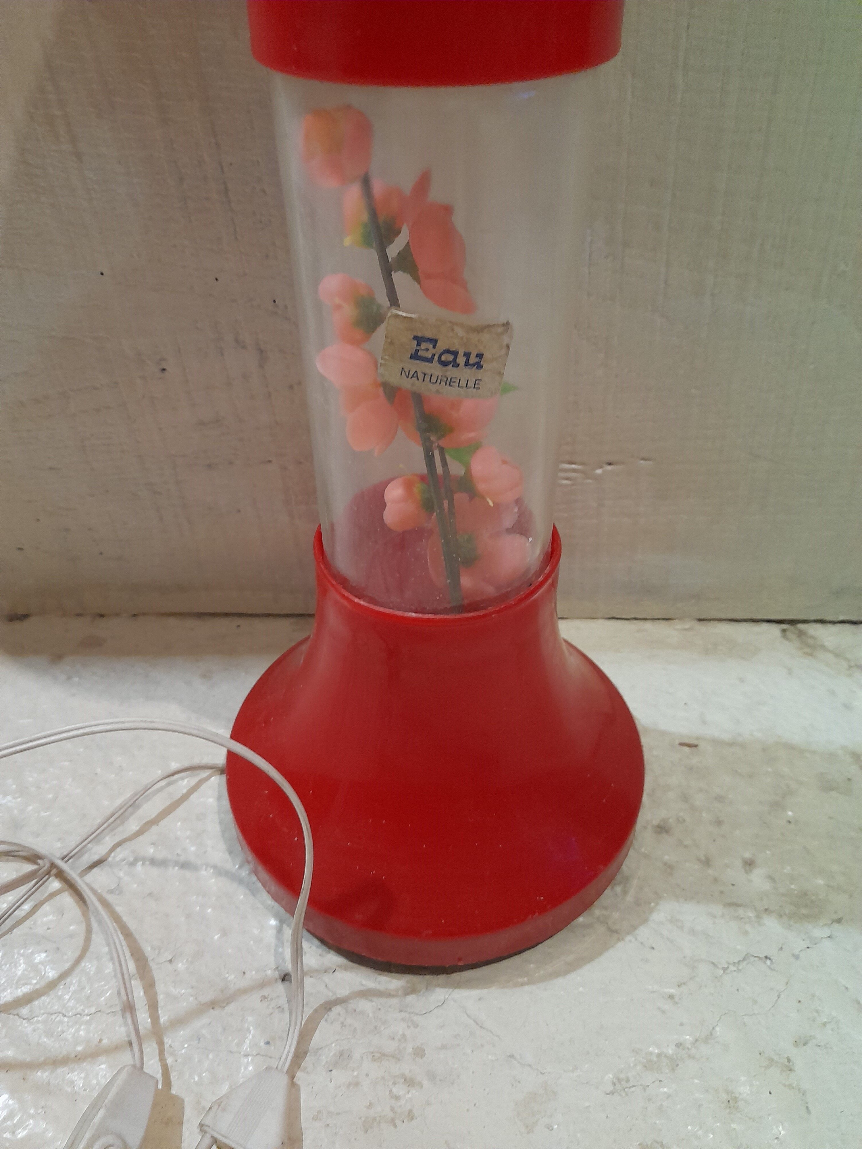 Vintage tulip ashtray lamp