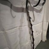 Console design in brushed steel and glass