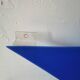 Vintage blue plexiglass sign letter "Star"